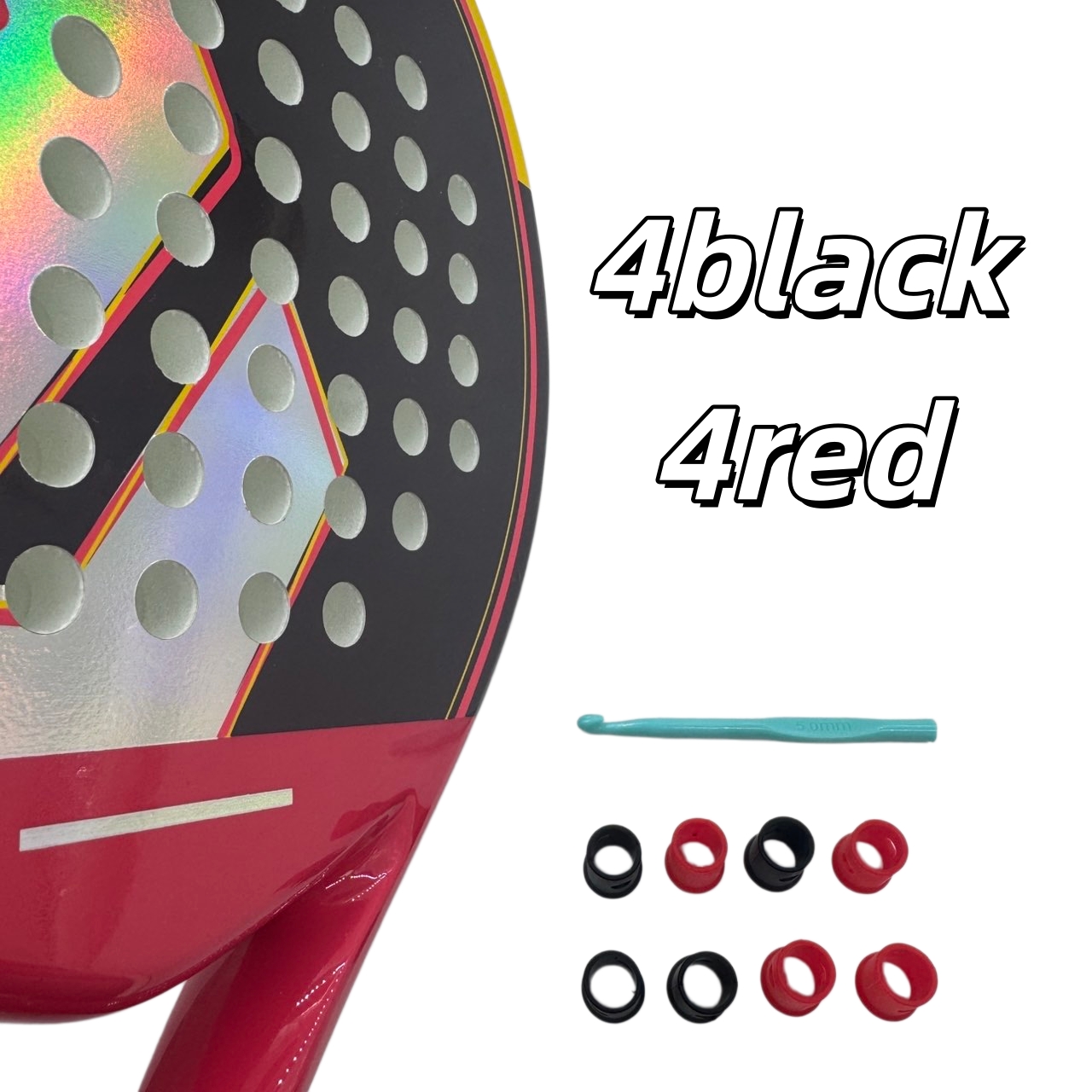 8 adet siyah kırmızı tenis rak - Racket Vibration Dampener incelemesi ve fiyatı