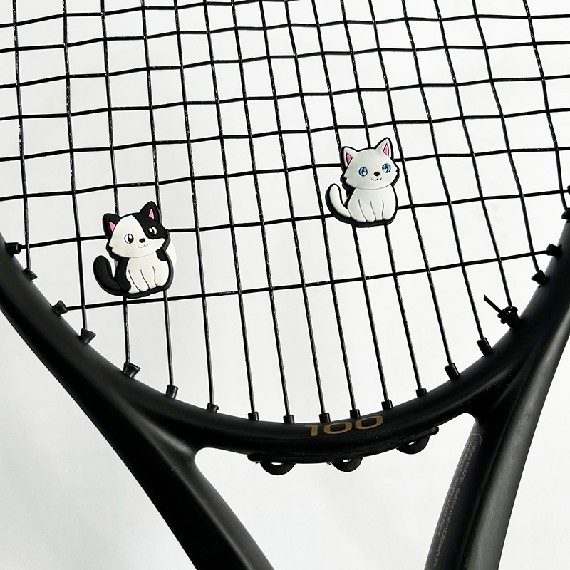 1/6/8 adet karikatür kedi teni - Racket Vibration Dampener incelemesi ve fiyatı