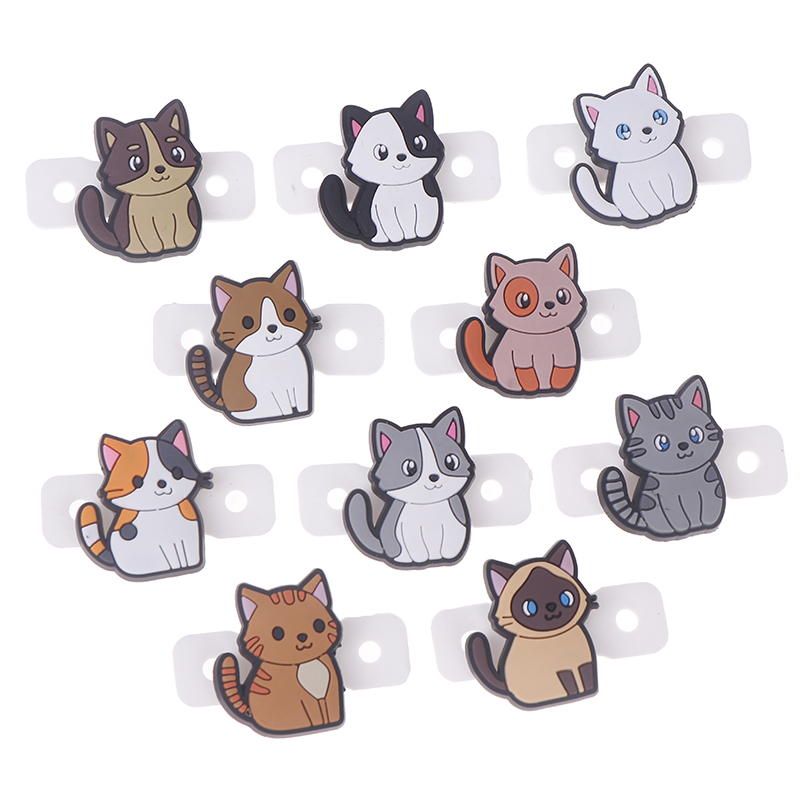 1/6/8 adet karikatür kedi teni - Racket Vibration Dampener incelemesi ve fiyatı